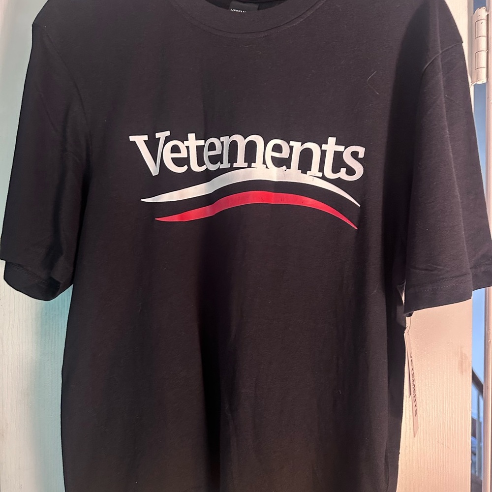 Vetements by Drill Black Crewneck T-Shirt NWT Unisex S
